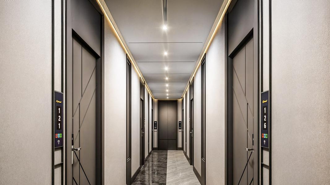 Zenith Pattaya — лифтовый холл